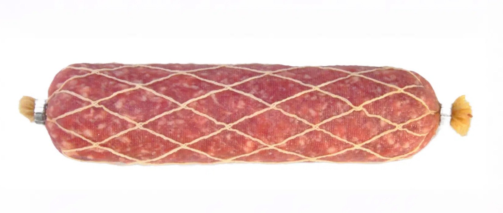 Hukki Net, classic artisan salami with string tied ends